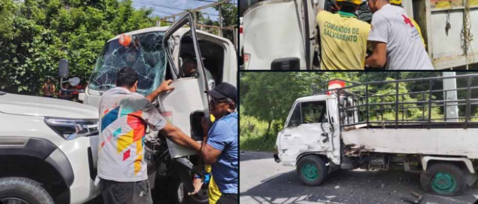 Una persona lesionada tras triple accidente de tránsito
