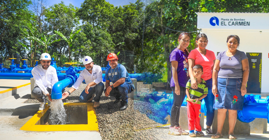 Inauguran nuevo sistema de bombeo de agua potable en El Carmen, Ahuachapán