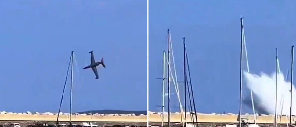 FRANCIA: Avión se estrella en el mar Mediterráneo durante espectáculo aéreo