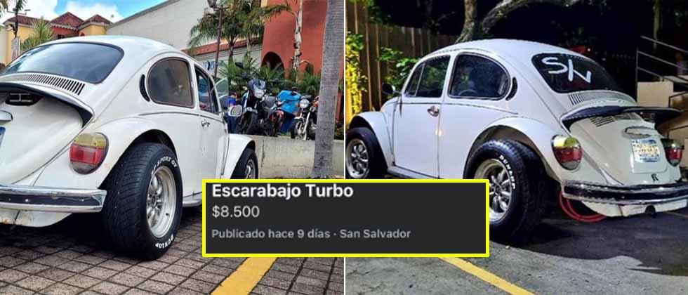 «Solo para conocedores»: Salvadoreño vende en $8,500 su escarabajo del año 1995