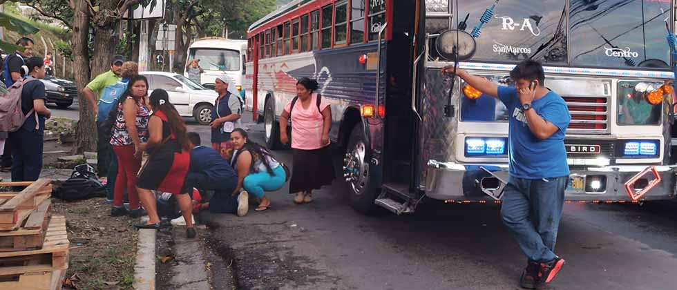 Capturan a busero que atropelló a dos menores que se dirigían a la escuela en San Marcos