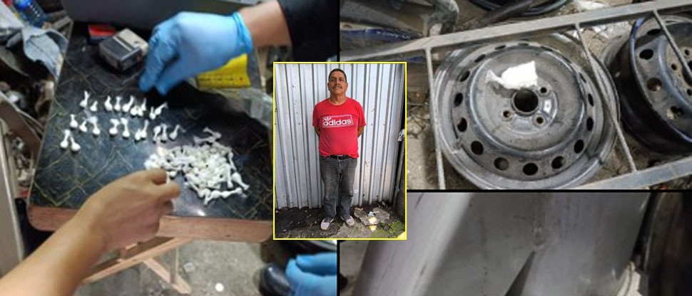 Incautan drogas tras operativo en carwash, viviendas y negocios de ventas de llantas