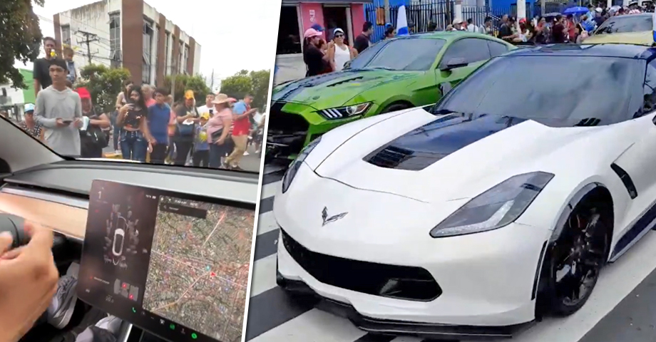 Vehículo Tesla causa sensación en el Desfile del Correo