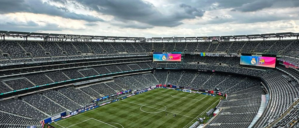 E.E.U.U: Tormenta eléctrica arruina el clásico español entre el F.C. Barcelona vs Real Madrid