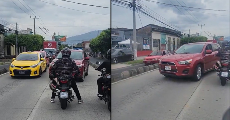 Multan a mujer que fue denunciada por conducir en sentido contrario en San Salvador