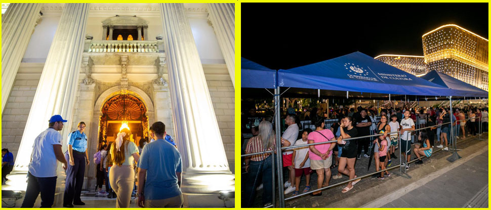 Palacio Nacional atrae a turistas nacionales y extranjeros