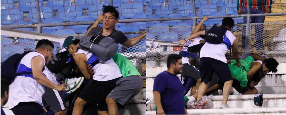 Divulgan nuevas imágenes de las agresiones  que sufrió Alianza en Honduras