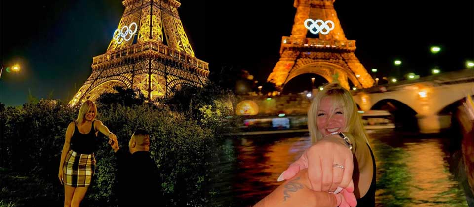 El Pato SV le propone matrimonio a su pareja  en París