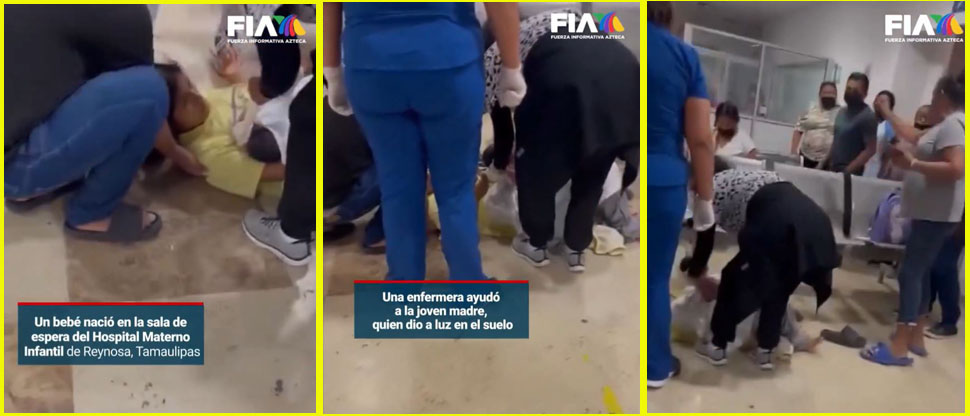 MÉXICO: Jovencita de 18 años da a luz en pasillo de Hospital Materno Infantil, por falta de atención médica