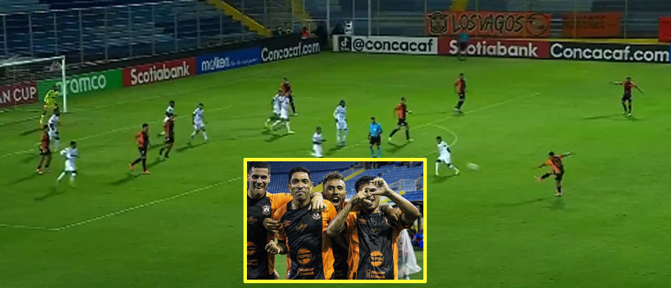 Golazo de Águila ante el Olimpia, entre los mejores del torneo de la Copa Centroamericana