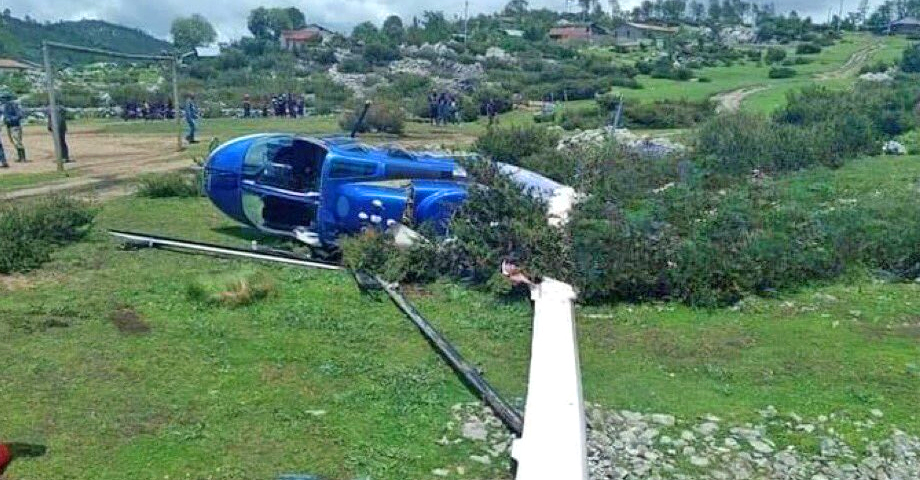 GUATEMALA: se estrella helicóptero en el que viajaba un funcionario de gobierno