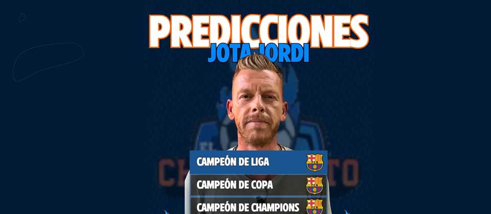 Estas son las predicciones de Jota Jordi para el Barcelona
