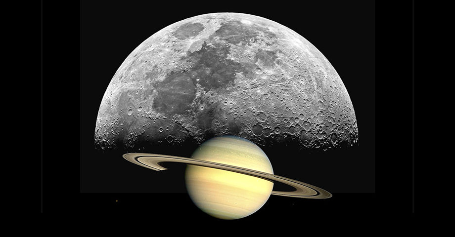 Saturno y la Luna se cruzarán esta semana y el planeta de los anillos será más visible
