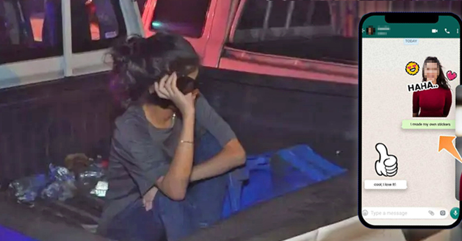 Joven agrede a su vecina por crear y viralizar un sticker con la foto de su mamá