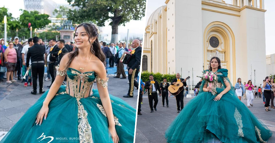 Joven cumple su sueño de celebrar sus 15 años en el Centro Histórico