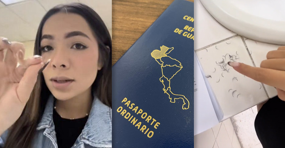 Fue a solicitar el pasaporte y la obligaron a quitarse las pestañas postizas para la foto