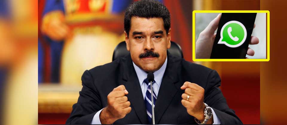 Nicolás Maduro afirma que rompe relaciones con WhatsApp