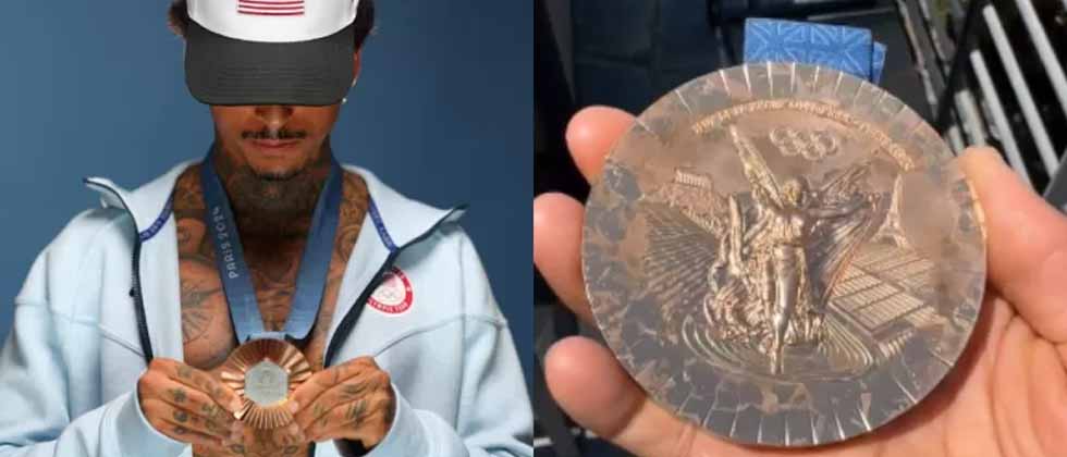 Atleta estadounidense critica mala calidad de medallas de París 2024