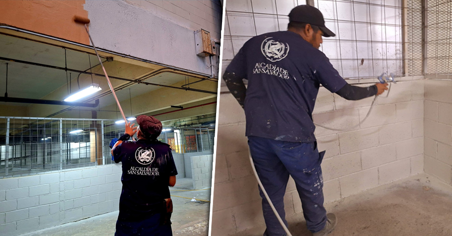 Avanzan trabajos de adecuación para reubicar a comerciantes afectados por incendio en el Mercado Central