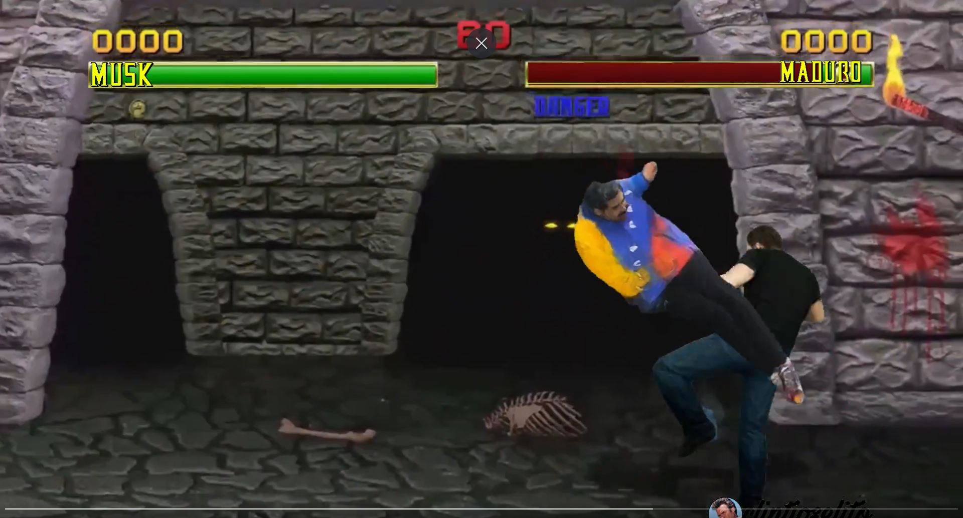 Parodia al estilo Mortal Kombat, la pelea del siglo entre Elon Musk y Nicolás Maduro