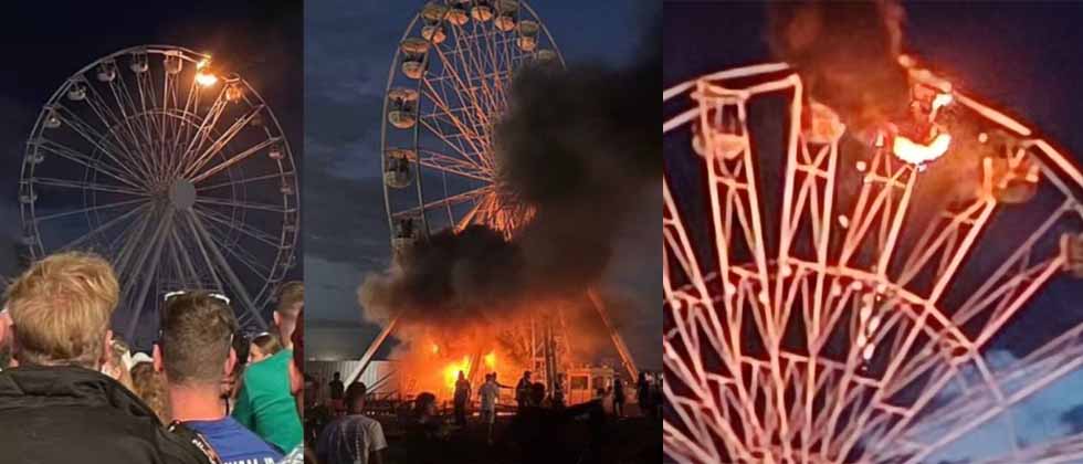 Alemania: Al menos 23 heridos en un incendio en una noria