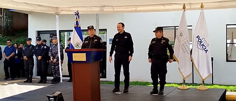 Autoridades de seguridad inauguran nuevas instalaciones de la Estación Policial El Mozote, Morazán