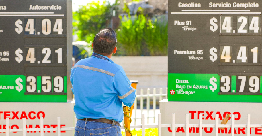 Verifican que estaciones de servicio apliquen reducción en los precios de los combustibles