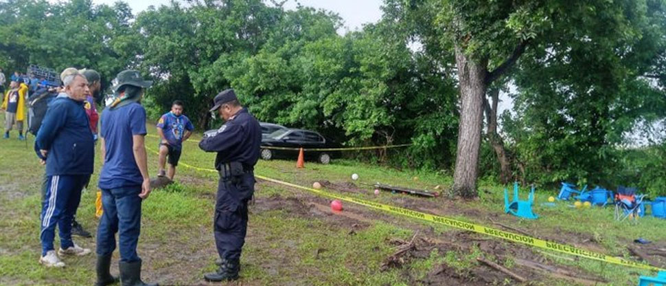 Rayo impacta a grupo de personas que participaban en campamento religioso en Sonsonate