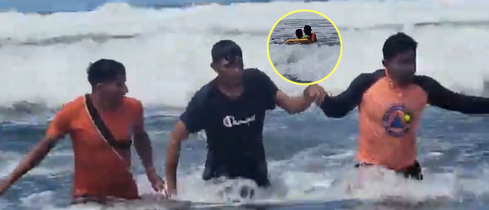 Guardavidas rescatan a cuatro personas bajo efectos del alcohol en playa Garita Palmera, Ahuachapán