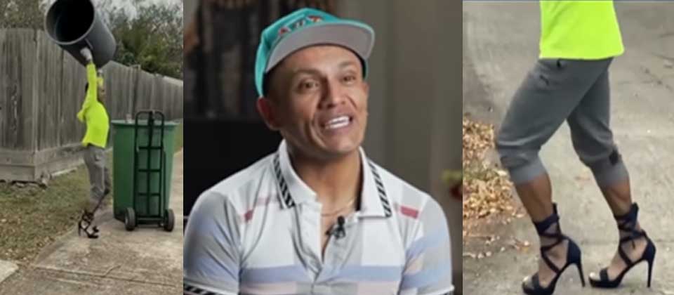 Salvadoreño que recogía basura en los EUA en tacones, ahora tiene su negocio de comida