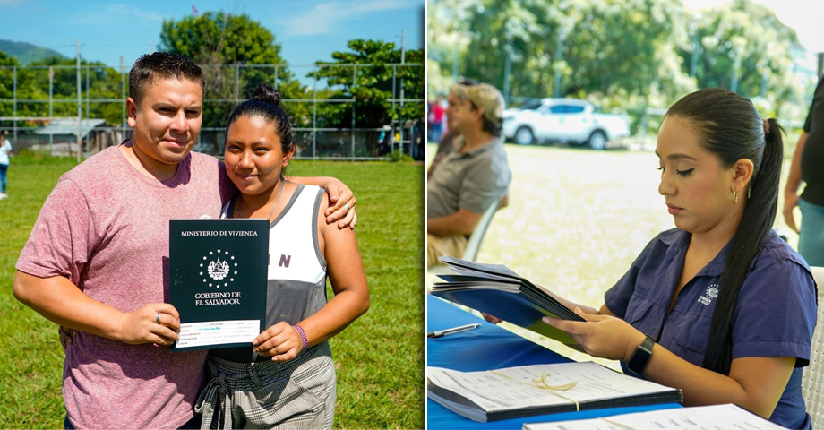 Más de 70 familias de Apopa reciben escrituras de propiedad de sus viviendas