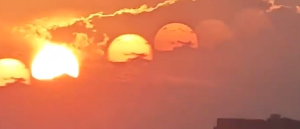 CHINA: Captan 7 soles en el cielo