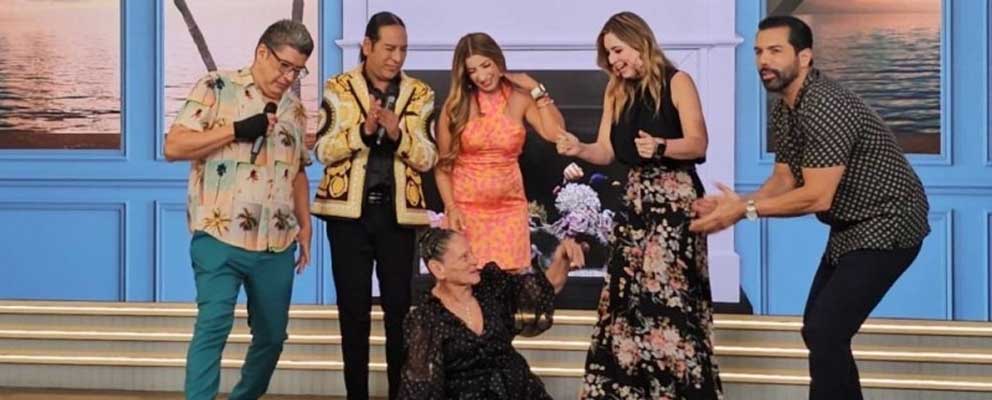 Yajaira se presenta en programa de tv en Los Ángeles