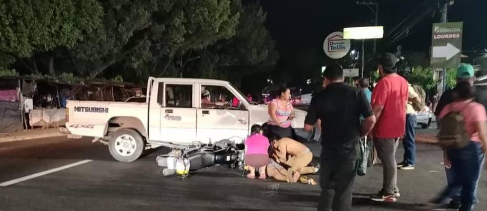 Reportan lesionados tras accidente en Lourdes