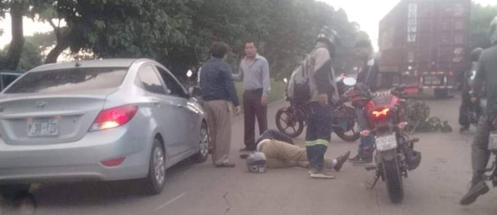 Accidente vial deja un lesionado en La Libertad