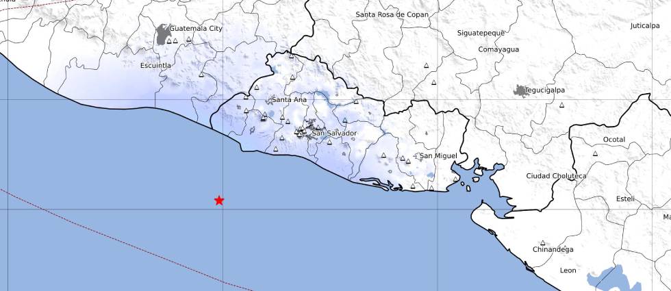 4 sismos más sacuden parte de El Salvador tras el primero que tuvo una magnitud de 5.2 grados