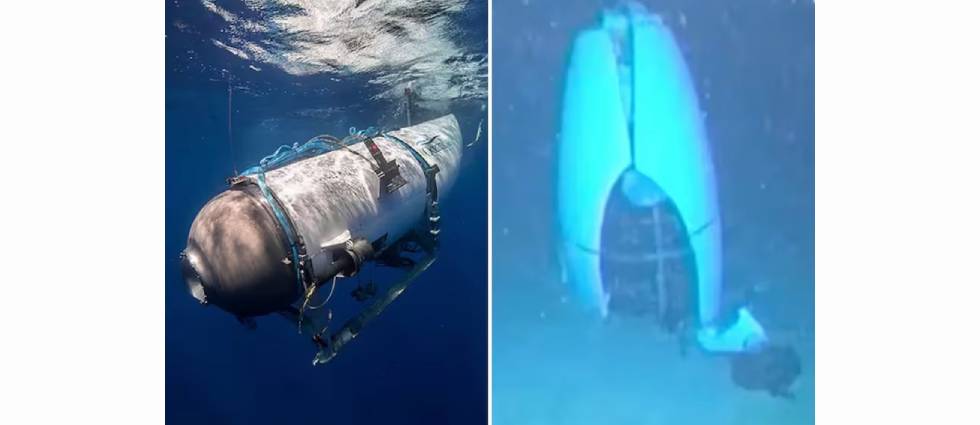 Revelan imagen de los restos del sumergible Titán de OceanGate