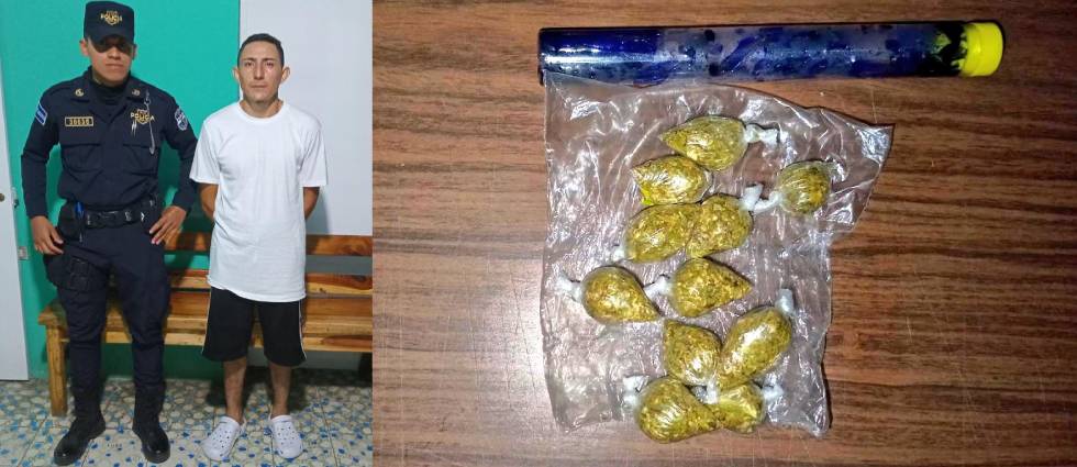 Arrestan a distribuidor de marihuana en Chalatenango
