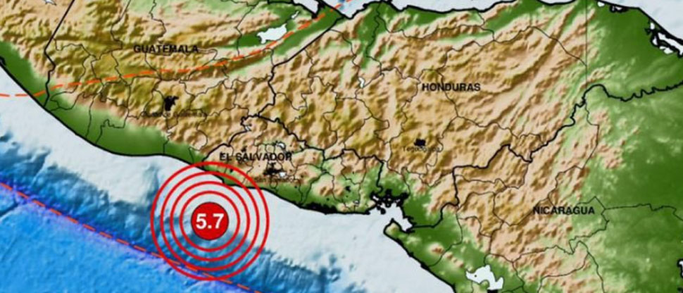 Noche agitada: 5 sismos interrumpieron el sueño de los salvadoreño anoche