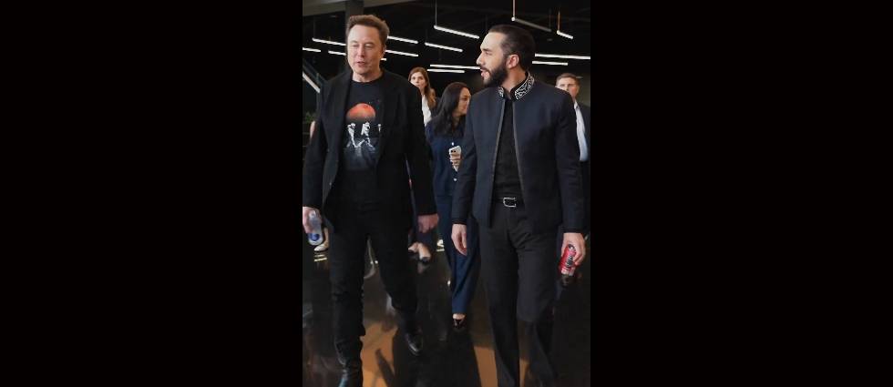 Presidente Nayib Bukele se reúne con Elon Musk
