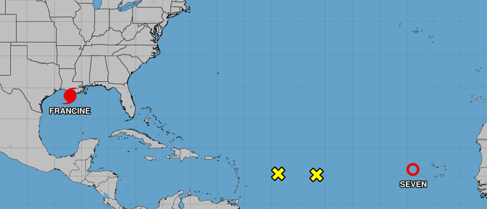 EEUU: Huracán Francine ya genera fuertes tormentas en el sur de Louisiana