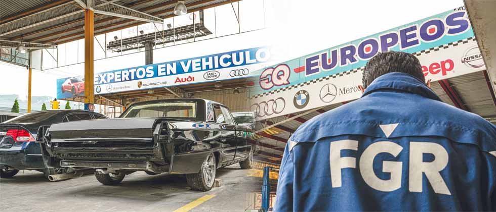 FGR interviene cuatro talleres propiedad de Gerardo Quijada