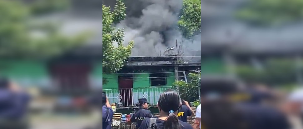 Reportan fuerte incendio en una vivienda en Morazán