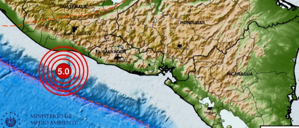 Sismo de 5.0 grados ocurrido en Guatemala también sacude tierras salvadoreñas