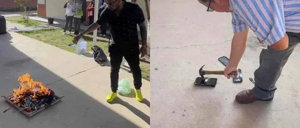 México: profesores decomisan y queman los celulares de sus alumnos