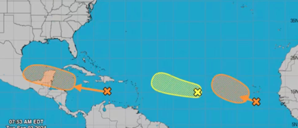 Depresión tropical afectará el norte de Centroamérica a finales de esta semana