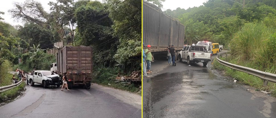 Conductor no guarda distancia y provoca accidente en Soyapango