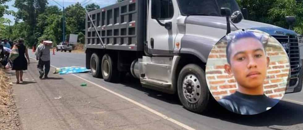 Él era Ismael, joven que se lanzó a las llantas de una volqueta