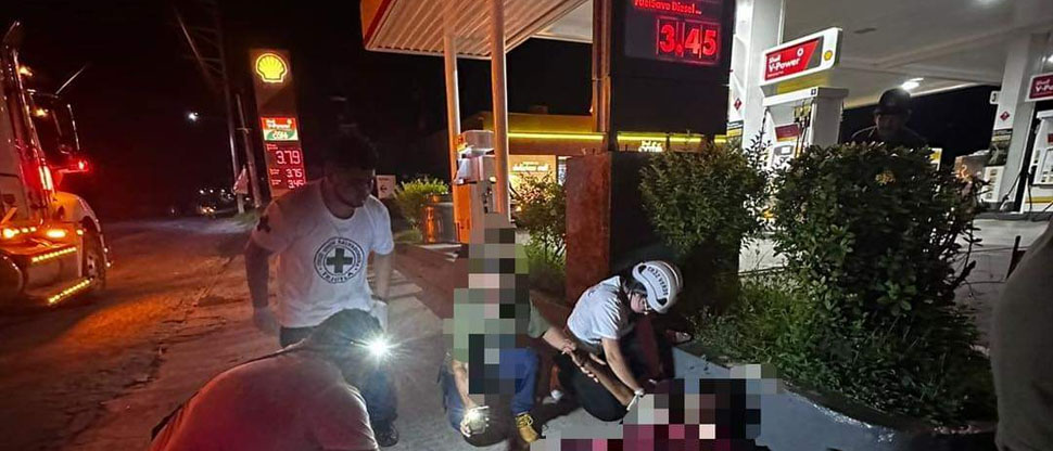 Peatón se salva de milagro tras ser atropellado en carretera Troncal del Norte