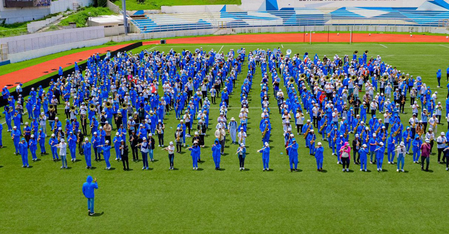 Banda El Salvador, la más grande de la región, afina detalles para el 15 de septiembre